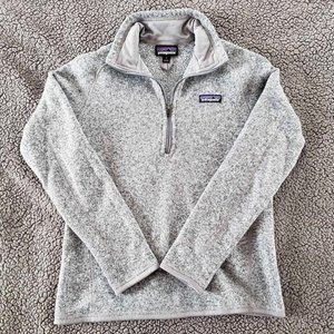 Patagonia Gray Better Sweater 1/4-Zip Fleece